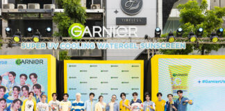 ไม่กลัวร้อน! Garnier ชวน เก้า – BUS ส่งไอเทมท้าแดด Super UV Cooling Watergel Sunscreen กันแดดติดแอร์ตัวใหม่ เติมความเย็นกลางสยาม