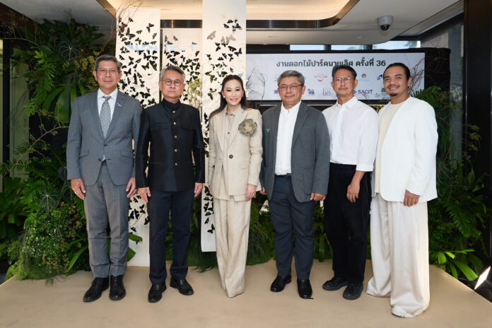 02 NAI LERT Flower Art 2025_ผู้ร่วมแถลงข่าวบนเวที