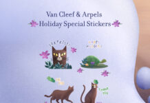 พบกับ LINE Stickers สัตว์น้อยนำโชคซึ่ง Van Cleef & Arpels สร้างสรรค์ให้แก่คุณเฉพาะฤดูหนาวปีนี้เพียงเท่านั้น!