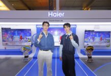 ฟอส–บุ๊ค อวดเคมีคู่ซี้กลางงานไฮเออร์ Champion Your Haier Life ระเบิดโมเมนต์ความสุขไม่มีกั๊ก แฟนคลับล้อมแน่นลานเซ็นทรัลเวิลด์