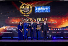 “ลามิน่าฟิล์ม” รับรางวัลเกียรติยศระดับภูมิภาคเอเชีย