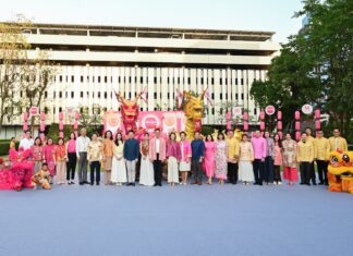 เมืองไทยประกันชีวิต เฉลิมฉลองเทศกาลตรุษจีนจัดพิธีสักการะองค์พระโพธิสัตว์กวนอิม และเทพเจ้ากวนอู พร้อมเชิดมังกรชมพู ประจำปี 2569