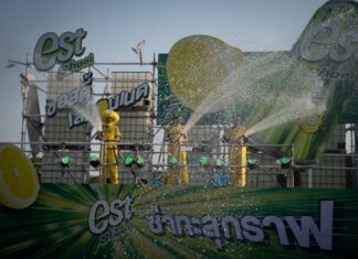 สาดความซ่ากระหึ่มทั่วประเทศ! “เอส” เปิดตัว “est Shoot Salty Lemonade” ยึดแลนด์มาร์คสาดน้ำทั่วไทย บูสทะลุกราฟให้ฉ่ำช่วงสงกรานต์