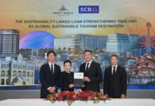 AWC ผนึกพลัง SCB ร่วมสนับสนุนการเติบโตอุตสาหกรรมท่องเที่ยวยั่งยืนของประเทศ ลงนามสินเชื่อ Sustainability-Linked Loan มูลค่า 40,500 ล้านบาท สนับสนุนการพัฒนา “เวิ้งนครเกษม เยาวราช” พื้นที่ประวัติศาสตร์ เชื่อมโยงมรดกวัฒนธรรมไทย-จีนเพื่อสร้างคุณค่าสู่ย่านเยาวราชไชน่าทาวน์ที่ใหญ่ที่สุดในโลก
