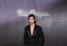 มิว ศุภศิษฏ์ ในลุคเครื่องประดับจาก FRED Jewelry ในงาน Dom Pérignon ที่สิงคโปร์